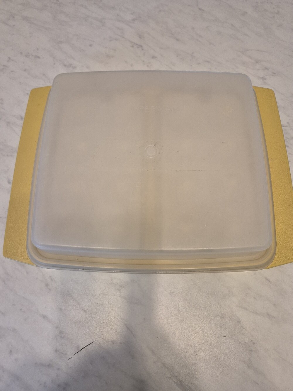 Vintage Harvest Gold  Tupperware Deviled Egg  Keeper